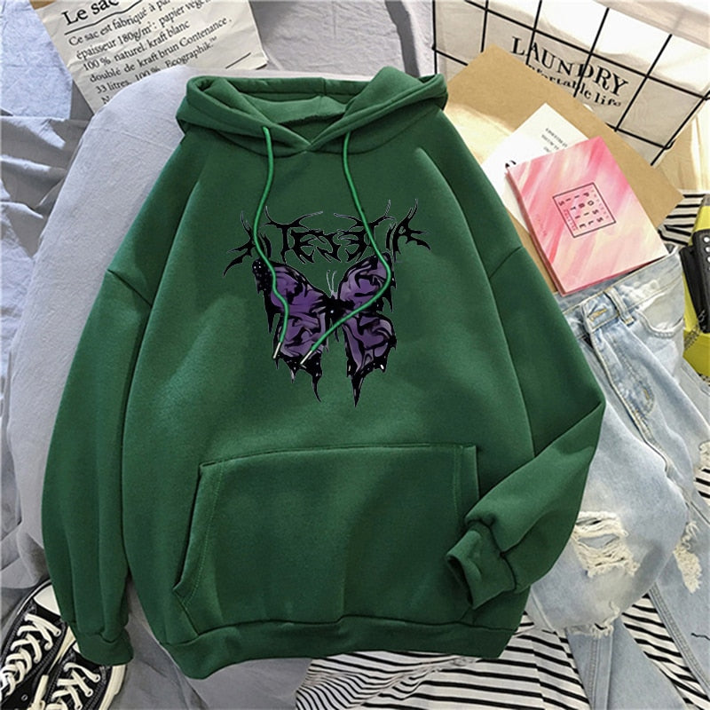 Oversized Butterfly Hoodies