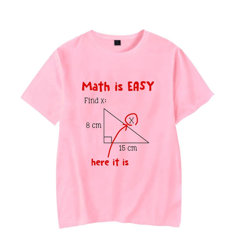 Luminous Math Is Easy Here T-Shirt