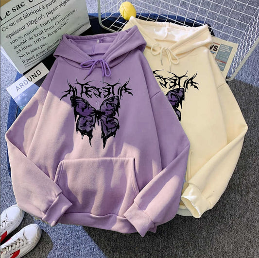 Oversized Butterfly Hoodies