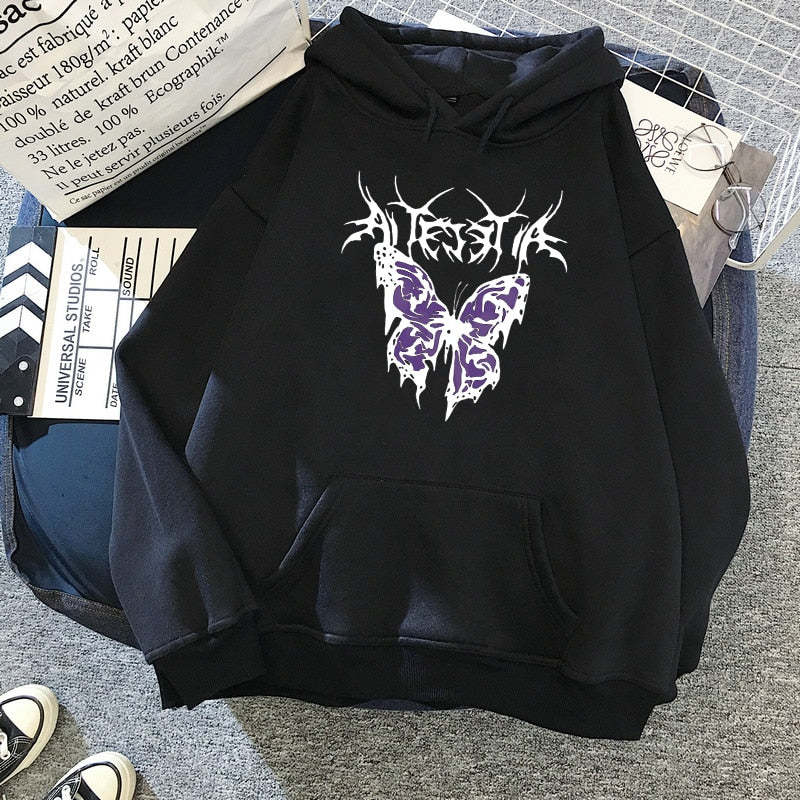 Oversized Butterfly Hoodies