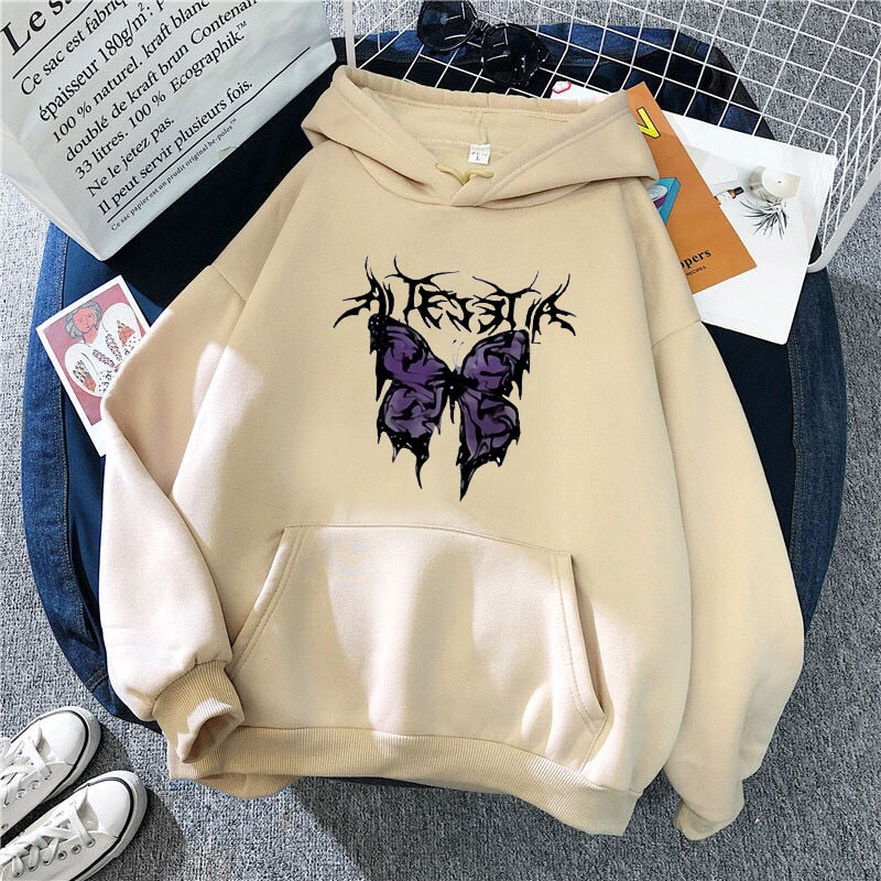 Oversized Butterfly Hoodies