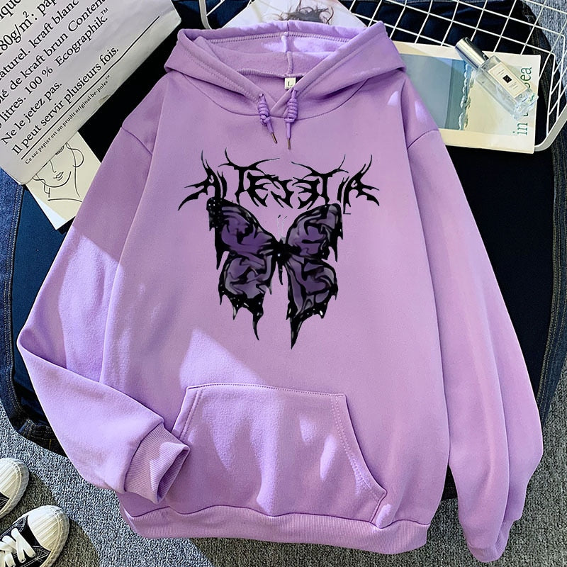 Oversized Butterfly Hoodies