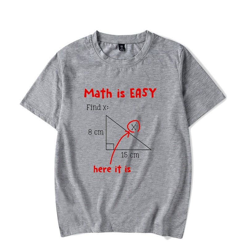 Luminous Math Is Easy Here T-Shirt