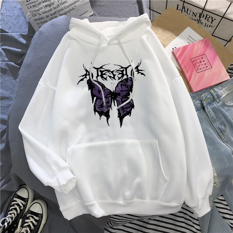 Oversized Butterfly Hoodies