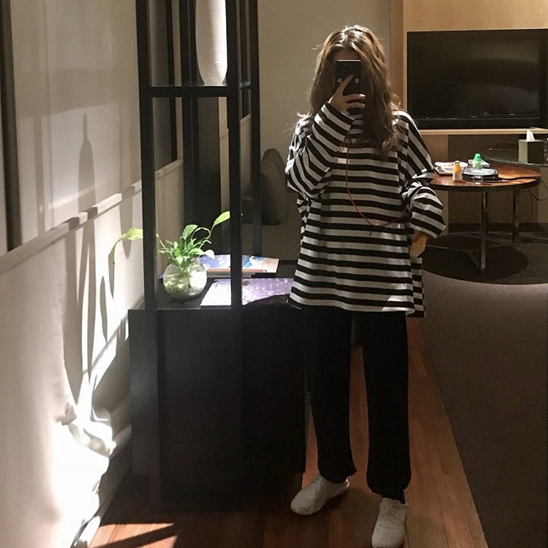 Oversized Striped T-Shirt