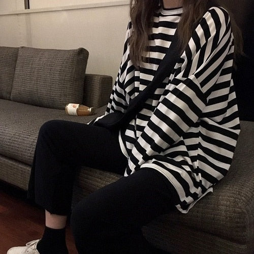 Oversized Striped T-Shirt