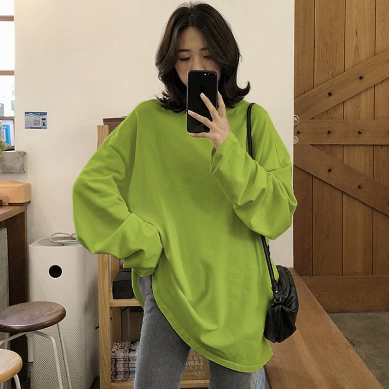 Solid Simple Oversized T-Shirt