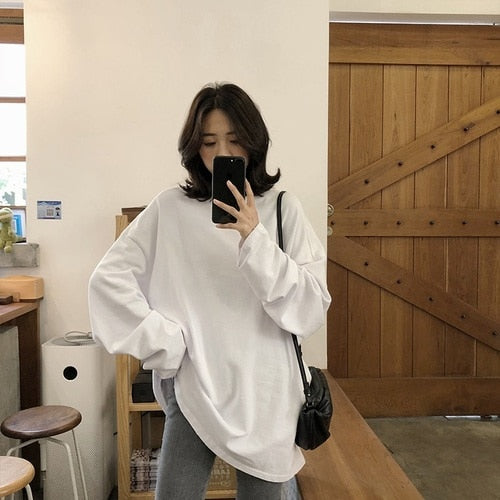 Solid Simple Oversized T-Shirt