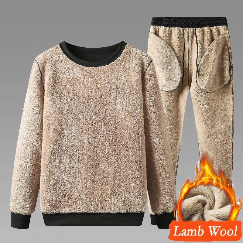 Warm wool tracksuits - 2 piece set (with Sweatshirt)