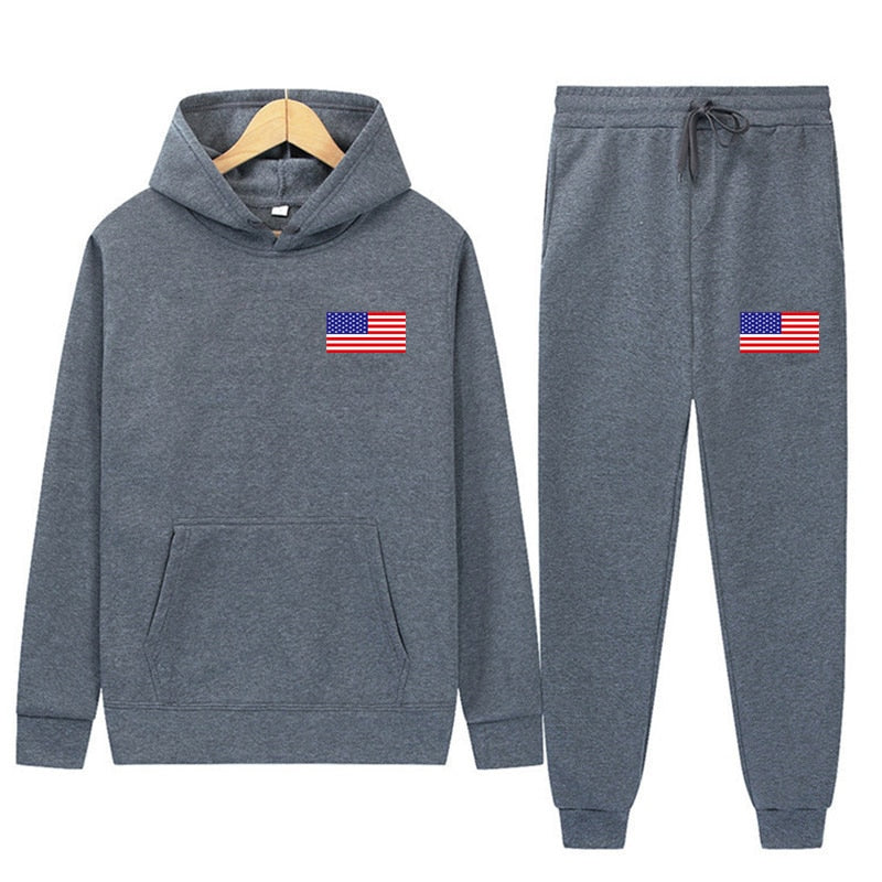 American Flag tracksuits