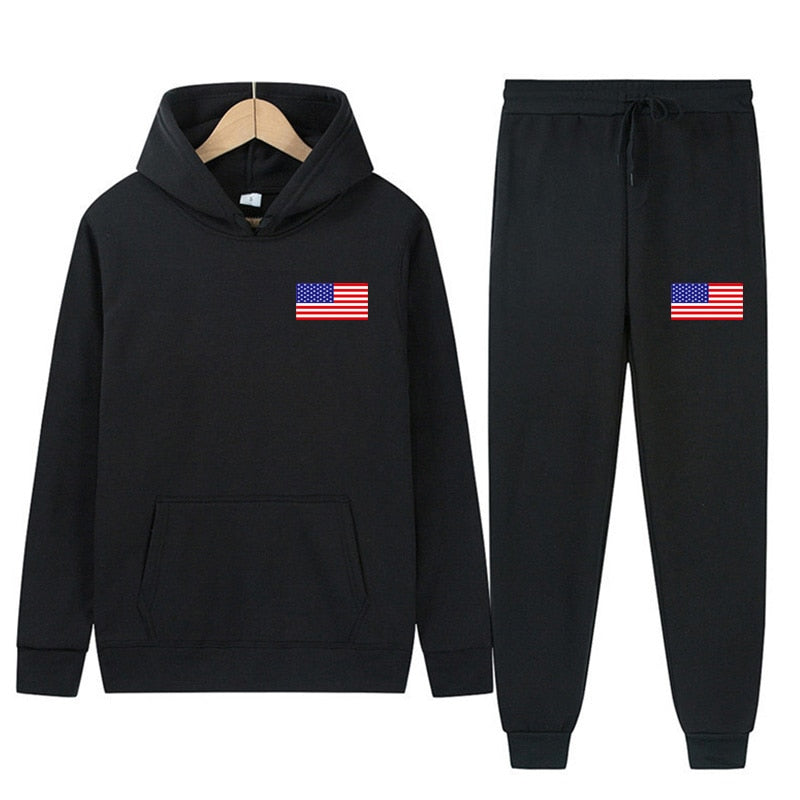 American Flag tracksuits