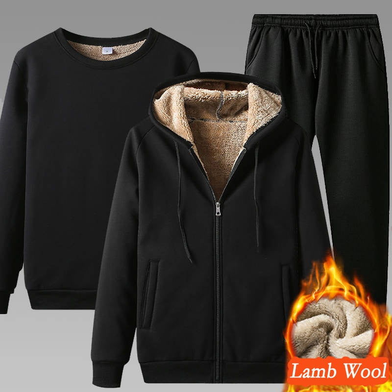 Warm wool tracksuit - 3 piece set