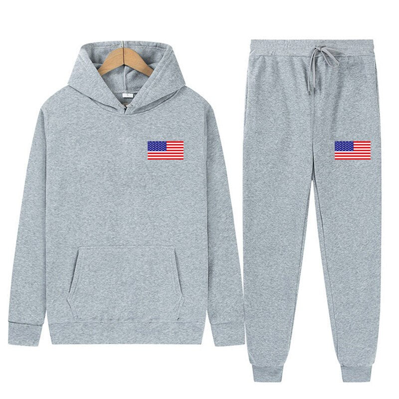 American Flag tracksuits