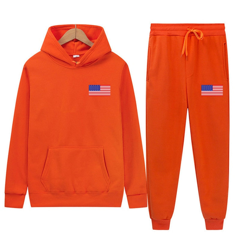 American Flag tracksuits