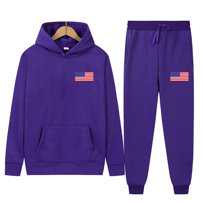 American Flag tracksuits