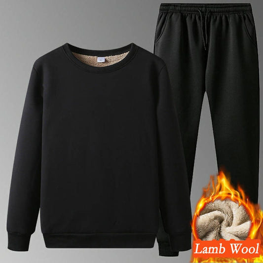 Warm wool tracksuits - 2 piece set (with Sweatshirt)