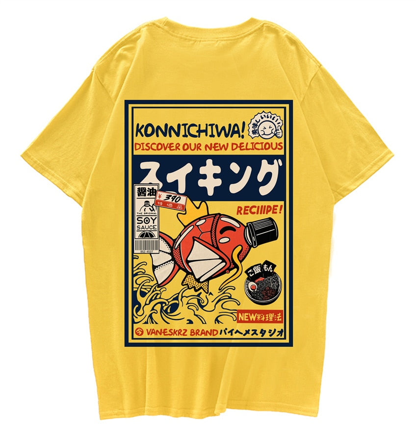 Japanese Harajuku Fish T-Shirt